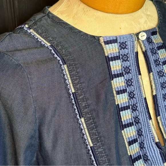 Marks & Spencer Collection Embroidered MIDI Dress 10 - Picture 5 of 15